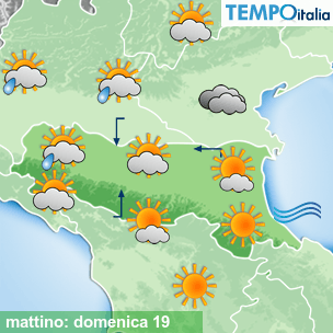 Mappa mattino per la giornata del 2026-04-19