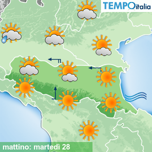 Mappa mattino per la giornata del 2026-04-28