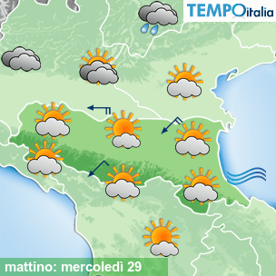 Mappa mattino per la giornata del 2026-04-29