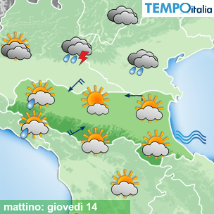Mappa mattino per la giornata del 2026-05-14