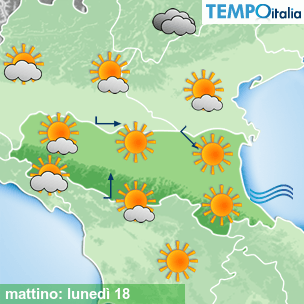 Mappa mattino per la giornata del 2026-05-18