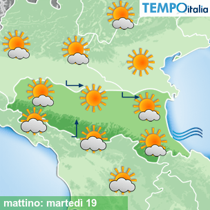 Mappa mattino per la giornata del 2026-05-19