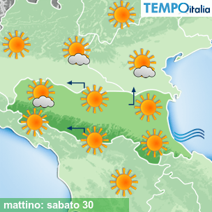 Mappa mattino per la giornata del 2026-05-30