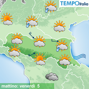 Mappa mattino per la giornata del 2026-06-05