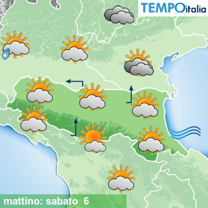 Mappa mattino per la giornata del 2026-06-06