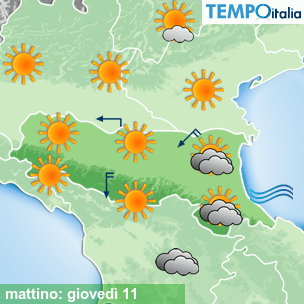 Mappa mattino per la giornata del 2026-06-11