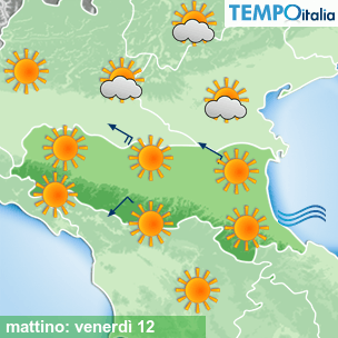 Mappa mattino per la giornata del 2026-06-12