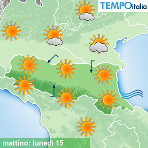 Mappa mattino per la giornata del 2026-06-15