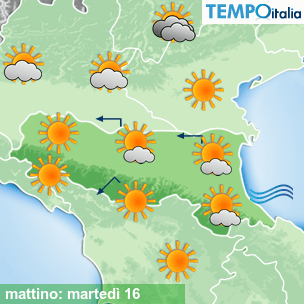 Mappa mattino per la giornata del 2026-06-16