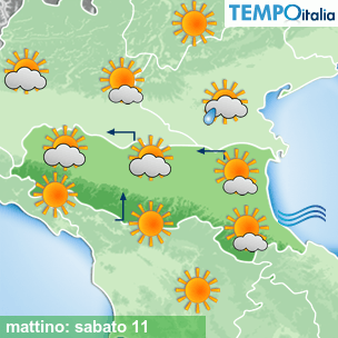 Mappa mattino per la giornata del 2026-07-11