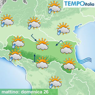 Mappa mattino per la giornata del 2026-07-26
