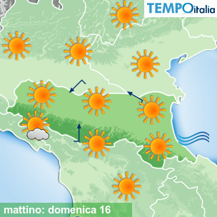 Mappa mattino per la giornata del 2026-08-16