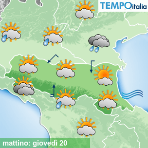 Mappa mattino per la giornata del 2026-08-20