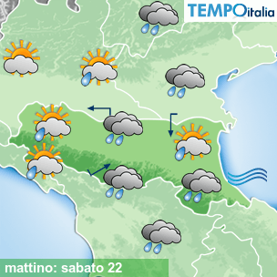 Mappa mattino per la giornata del 2026-08-22