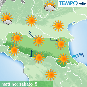Mappa mattino per la giornata del 2026-09-05