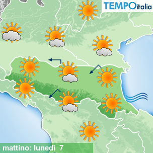 Mappa mattino per la giornata del 2026-09-07