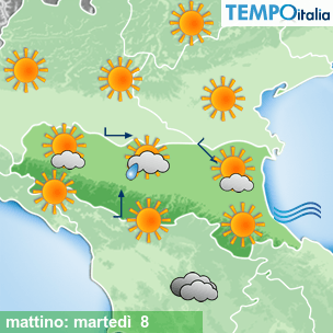 Mappa mattino per la giornata del 2026-09-08