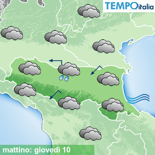 Mappa mattino per la giornata del 2026-09-10