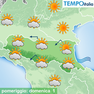 Mappa pomeriggio per la giornata del 2026-02-01