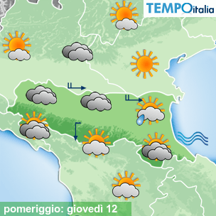 Mappa pomeriggio per la giornata del 2026-02-12