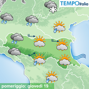 Mappa pomeriggio per la giornata del 2026-02-19