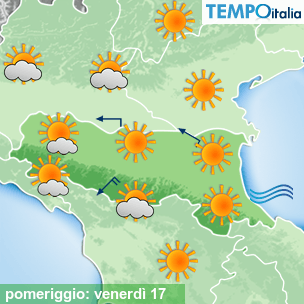Mappa pomeriggio per la giornata del 2026-04-17