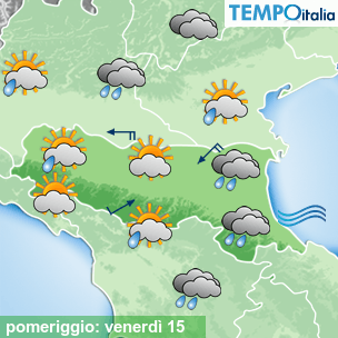 Mappa pomeriggio per la giornata del 2026-05-15