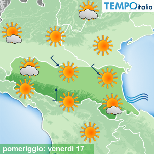 Mappa pomeriggio per la giornata del 2026-07-17