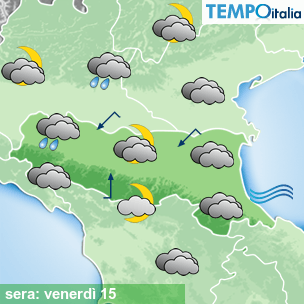 Mappa sera per la giornata del 2026-05-15