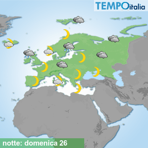 Mappa notte per la giornata del 2026-07-26