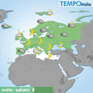 Mappa notte per la giornata del 2026-08-08