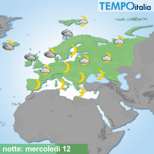 Mappa notte per la giornata del 2026-08-12