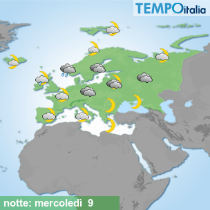 Mappa notte per la giornata del 2026-09-09