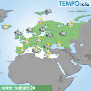 Mappa notte per la giornata del 2026-10-24