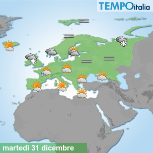 Mappa Giornaliera per la giornata di mercoledì 16 marzo