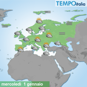 Mappa Giornaliera per la giornata di mercoledì 16 marzo