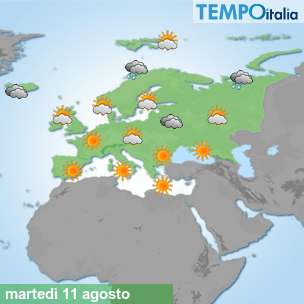 Mappa Giornaliera per la giornata di mercoledì 16 marzo