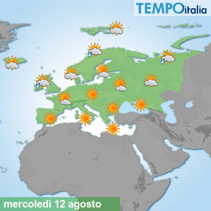 Mappa Giornaliera per la giornata di mercoledì 16 marzo