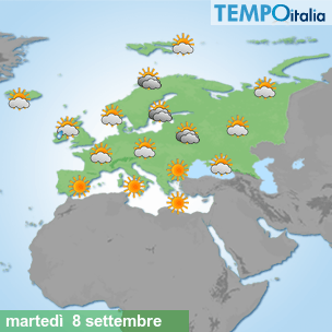Mappa Giornaliera per la giornata di mercoledì 16 marzo