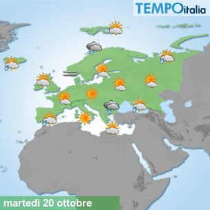 Mappa Giornaliera per la giornata di mercoledì 16 marzo