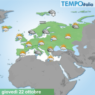 Mappa Giornaliera per la giornata di mercoledì 16 marzo