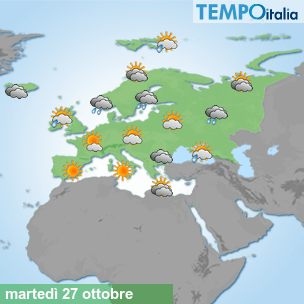 Mappa Giornaliera per la giornata di mercoledì 16 marzo