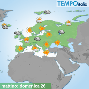 Mappa mattino per la giornata del 2026-07-26