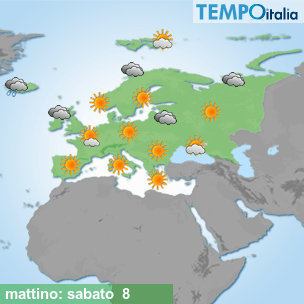 Mappa mattino per la giornata del 2026-08-08