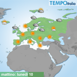 Mappa mattino per la giornata del 2026-08-10