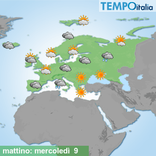Mappa mattino per la giornata del 2026-09-09