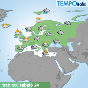 Mappa mattino per la giornata del 2026-10-24