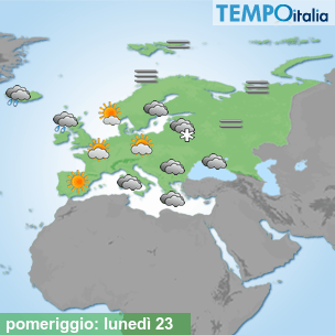 Mappa pomeriggio per la giornata del 2024-12-23