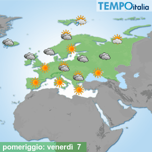 Mappa pomeriggio per la giornata del 2026-08-07
