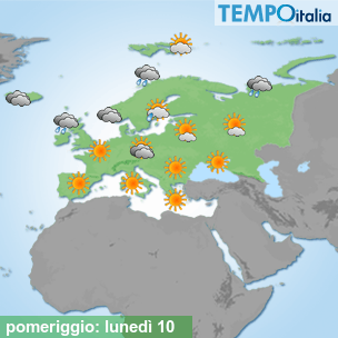 Mappa pomeriggio per la giornata del 2026-08-10